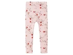 Lyserøde leggings med rosenprint bagfra fra Name It 13243168 ballerina 